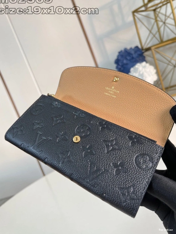 Rep ladies WALLET VUITTON EMILIE LOUIS 0815